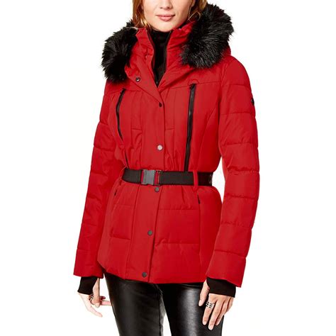 michael kors red coat